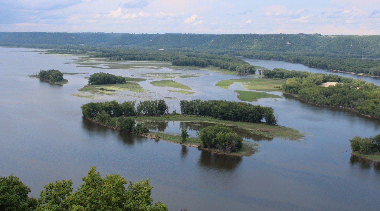 upper mississippi river backwaters photo