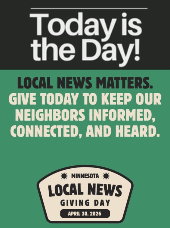 GIVE TODAY -- local news giving day graphic
