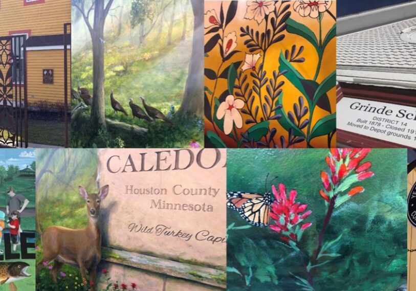 1 Photo.collage 1a Root River valley communities benefit from the regional Paint the Town Grant program. (Photos by John Gaddo and Nancy North)
