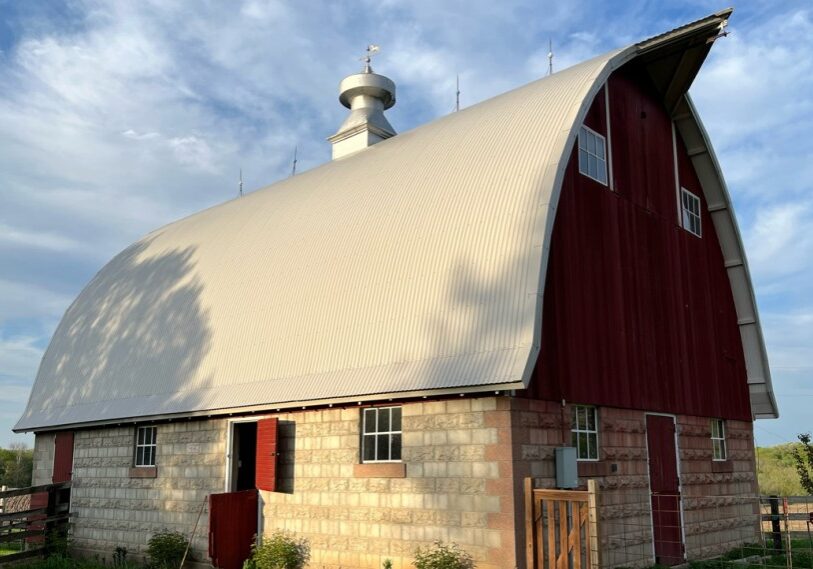 Barn The 1936 barn was built by Ole Peterson and once served more than 20 milk cows. (Photo by Greg Schieber)