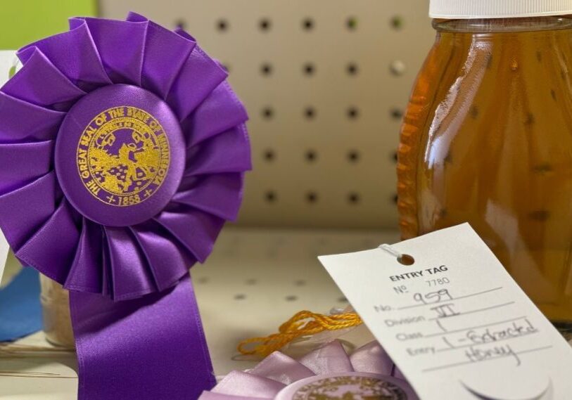 PHOTO-1-2-honey Grand Champion honey at the Fillmore County Fair. (All photos by Renee Bergstrom)