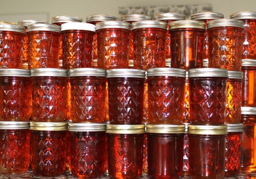 PHOTO 1 H One season of maple syrup copy <span style="font-size: 14px; color: #6c6b6b; ">Nearly four gallons of pure maple syrup gathered in one season by the Fryer family of Chatfield. (Photo by Julie Fryer)</span>