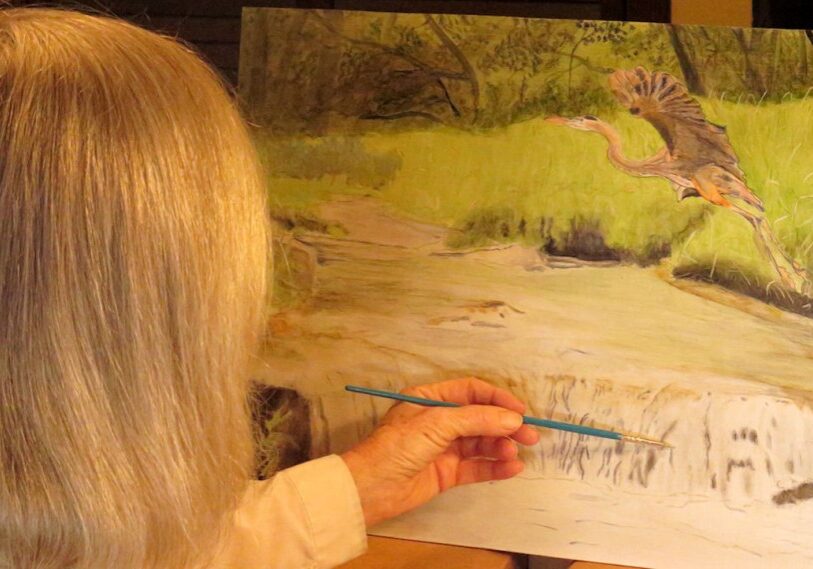 PHOTO 1 Hero Tranquil Inspired by nature, artist Rita LeDuc prefers painting with traditional oil paints. (All images courtesy of Rita and Paul LeDuc)