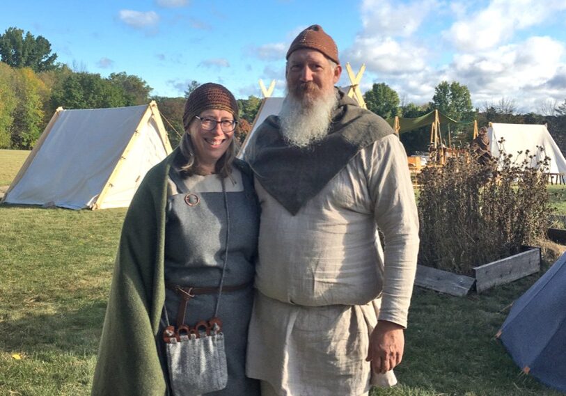 PHOTO 1 Lynn and David Dave and Lynn Susag, pictured here in traditional Viking garb, have made multiple trips to Norway. (Photo submitted by Lynn Susag)