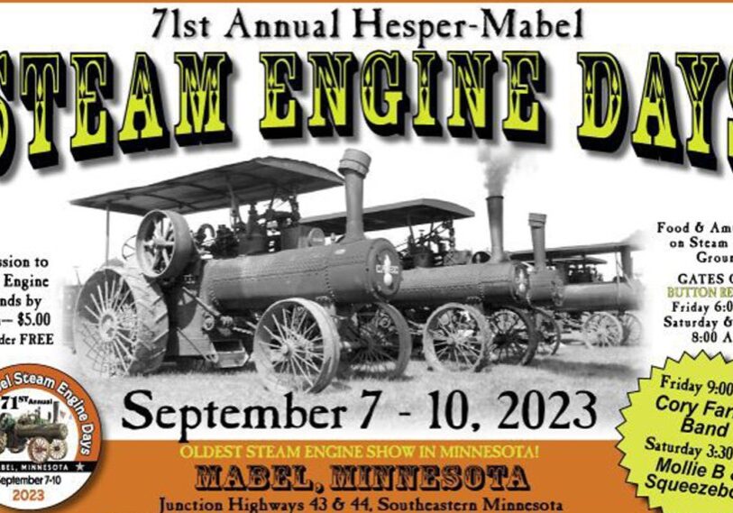 The 71st Mabel Steam Engine Days was held the second weekend in September. (Photo by Cristal Adkins) The 71st Mabel Steam Engine Days was held the second weekend in September. (Photo by Cristal Adkins)