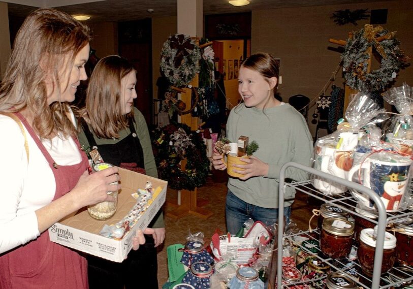 PHOTO-7Dempewolf-a Holiday gifts, tasty treats, and SMILES can all be found at area craft fairs and bake sales. (Photo by John Weiss)