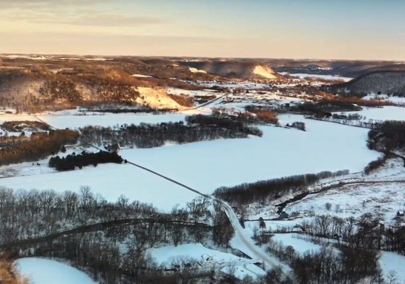 PHOTO Valley video capture (1) (1) Help shape Root River Current’s future—the stories, essays, photography and more that add to the beauty of the Root River valley region! (Submitted photo; enjoy these flyover winter scenes in the video below.)