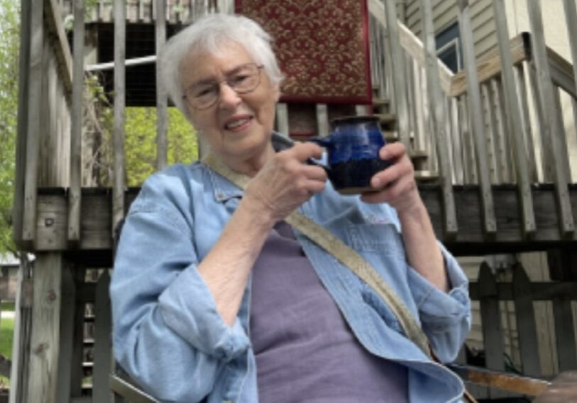 Artist and poet Diane Knight lives in Whalan, Minnesota. She is author of <em><a href="https://dmardelle.weebly.com/poetry.html" target="_blank" rel="noopener">Putting Down Words</a>, </em><i>a book of poems and doodles.</i>