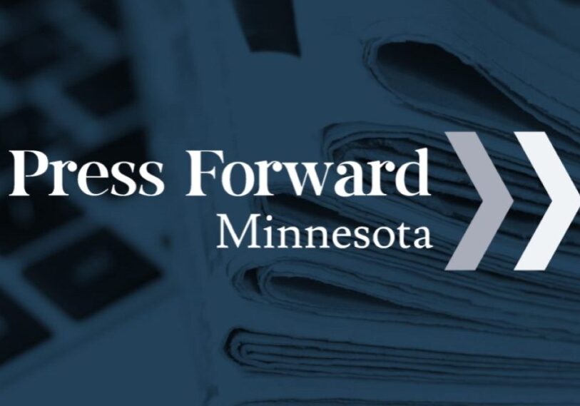 PressFwrdMN logo press forward minnesota logo