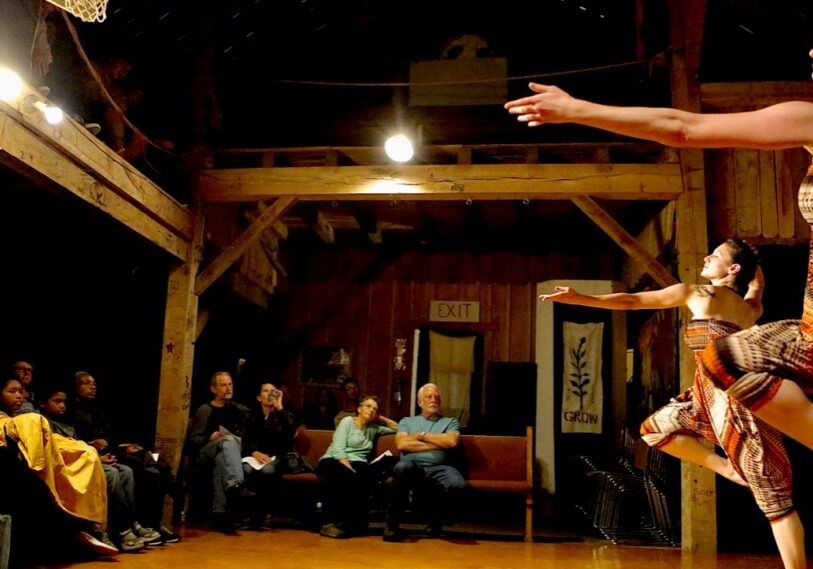 Primarary PHOTO Dance by Jeff Brechlin Contempo Physical Dance, directed by Marciano Silva dos Santos, performs in the barn at DreamAcres. (Photo by Jeff Brechlin)