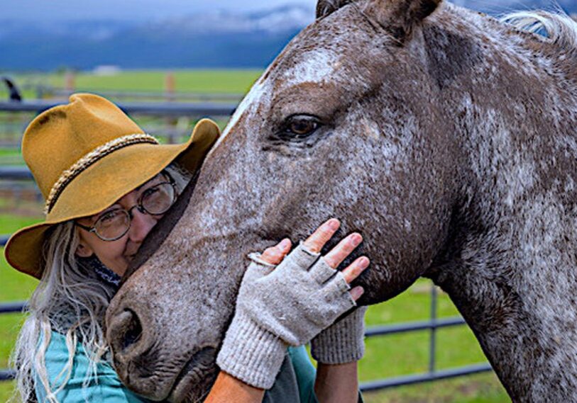 Primary NANCIE MCCORMISH Nancie McCormish is pictured with her horse Zekemoouse at her farm near Steamboat Springs, Colorado. (Photo submitted)