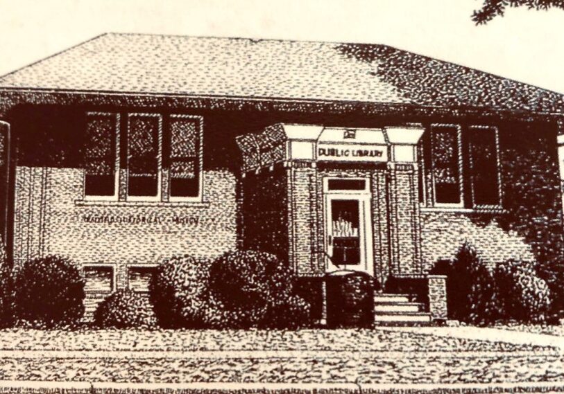 RR-libraries The Chatfield Public Library, erected in 1915, is a Carnegie Library, one of more than 2500 such libraries constructed in the United States through Andrew Carnegie’s foundation. (All photos provided by Steve Harris)